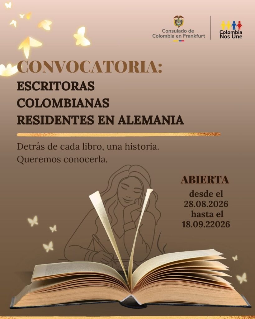 escritoras colombianas en Alemania: Escritoras colombianas en Alemania: el Consulado en Fráncfort las convocó a un encuentro el 16 de octubre
