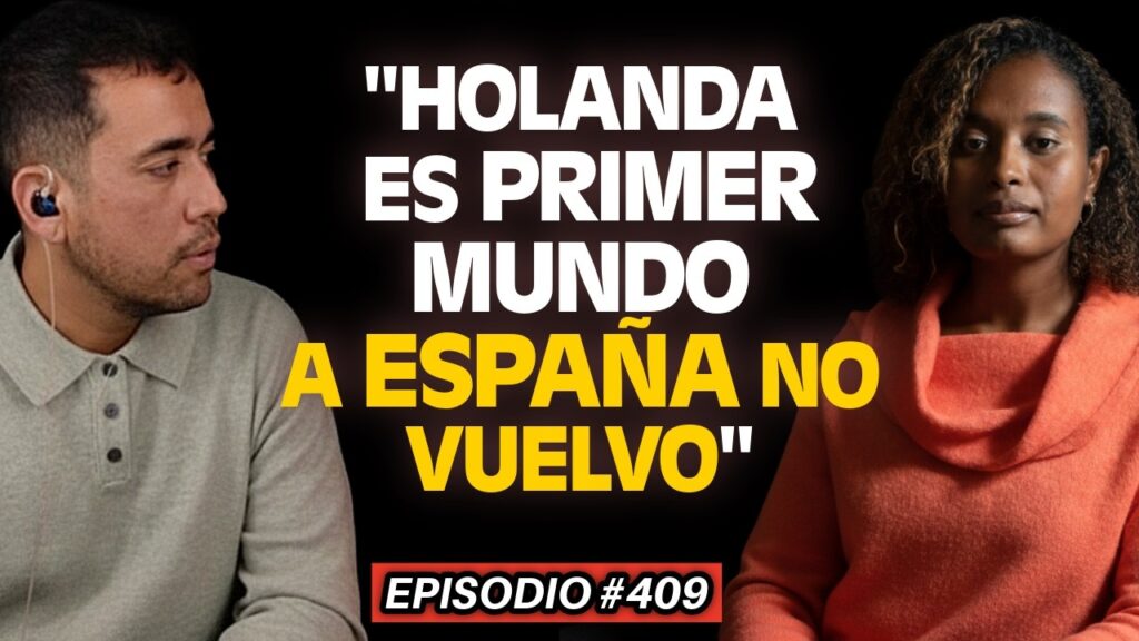 Gina, colombiana de Buenaventura con nacionalidad española que vive en Países Bajos, en entrevista con Elandrevlog