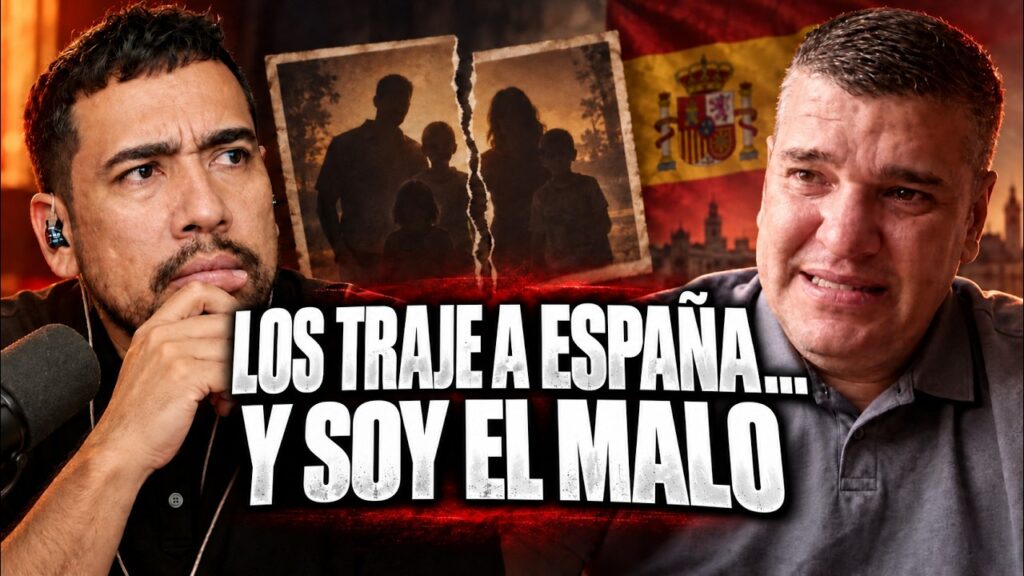 John, colombiano de Ocaña que vive en Elda, durante su entrevista con Elandrevlog